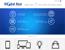 Tablet Screenshot of globalbuzz.in